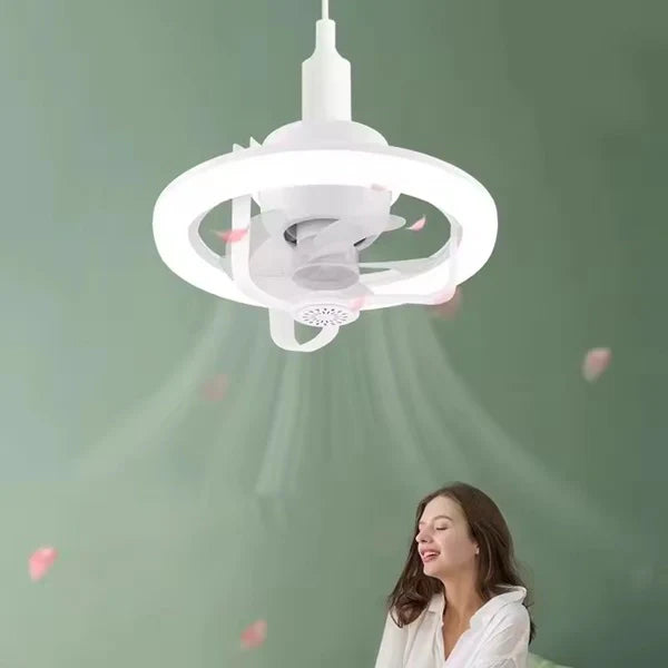 LED Luster Sijalica sa Ventilatorom E27 – 2u1 Rasveta i Hlađenje