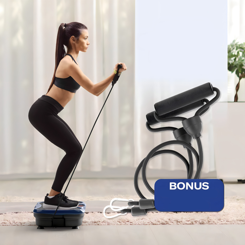 Vibraciona ploča za fitnes i masažu sa daljinskim upravljačem