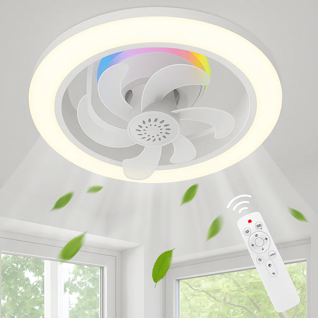 LED Luster Sijalica sa Ventilatorom E27 – 2u1 Rasveta i Hlađenje