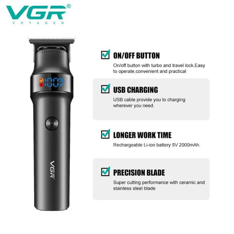 VGR V-987 DARK Profesionalna mašinica za šišanje