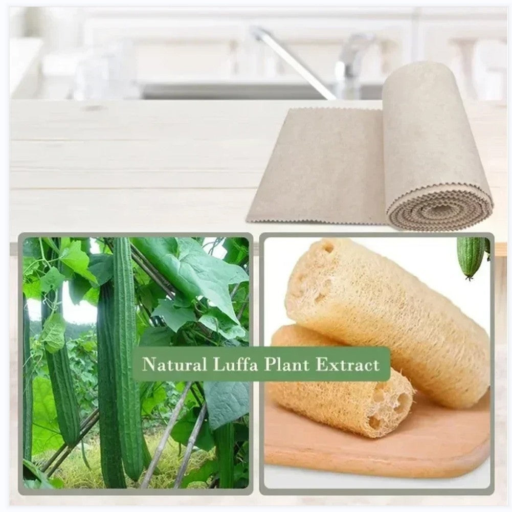 Debela Loofah Krpa – Prirodna Višenamjenska Krpa set od 4 komada