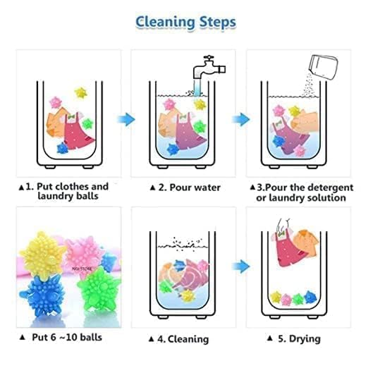 Kuglice za pranje veša - set od 8 komada