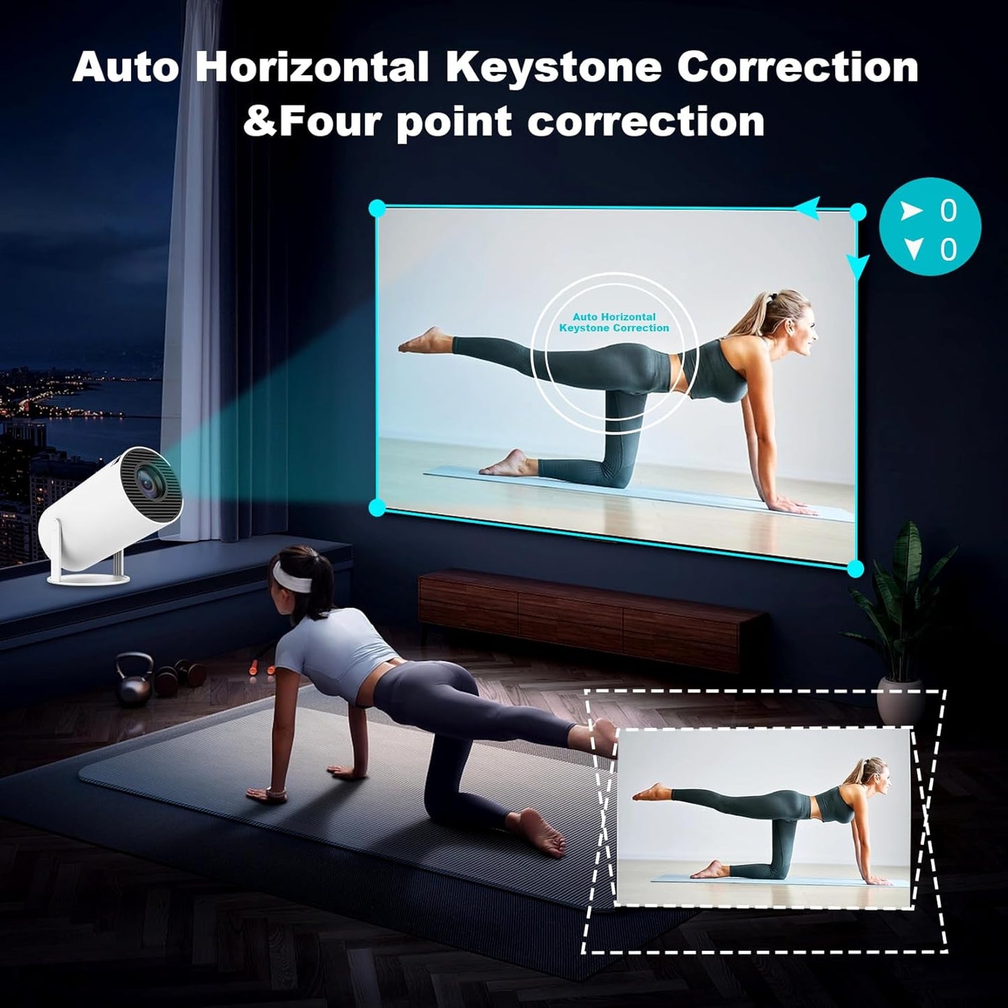 Mini Smart Projektor 6K