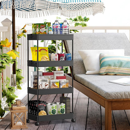 Kuhinjska polica na točkiće - 4 nivoa