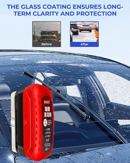 GlassPro – Četka za Uklanjanje Uljanog Filma i Premaz za Stakla Automobila