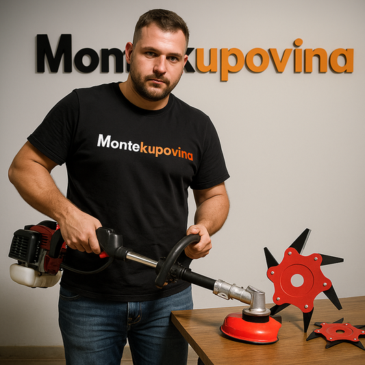 Čelični nastavak za trimer sa 6 oštrica