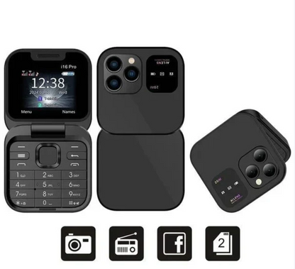 Mini telefon na preklapanje 16pro