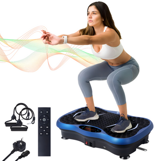 Vibraciona ploča za fitnes i masažu sa daljinskim upravljačem