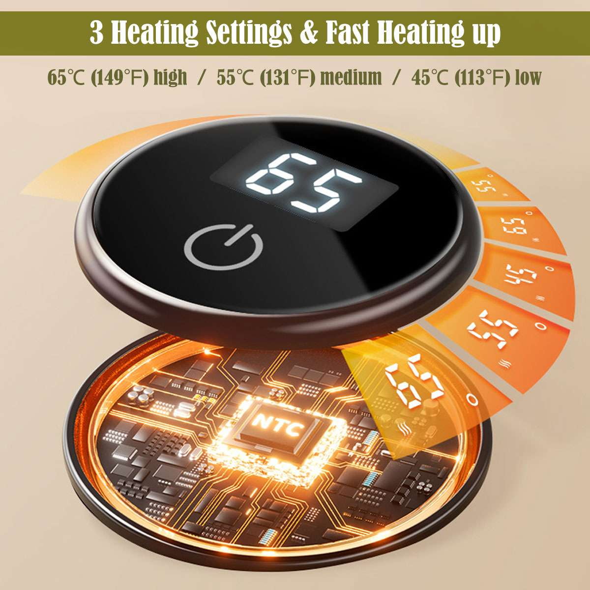 USB punjivi električni grijač za ruke