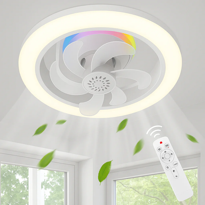 LED Luster Sijalica sa Ventilatorom E27 – 2u1 Rasveta i Hlađenje