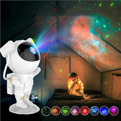 Astronaut LED galaxy lampa projektor zvezdanog neba