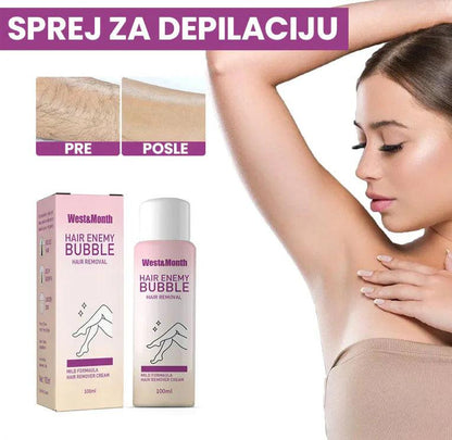 Prirodni sprej za bezbolnu depilaciju