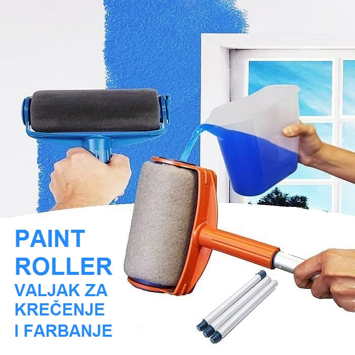 Paint roller - valjak za krecenje sa svim dodacima